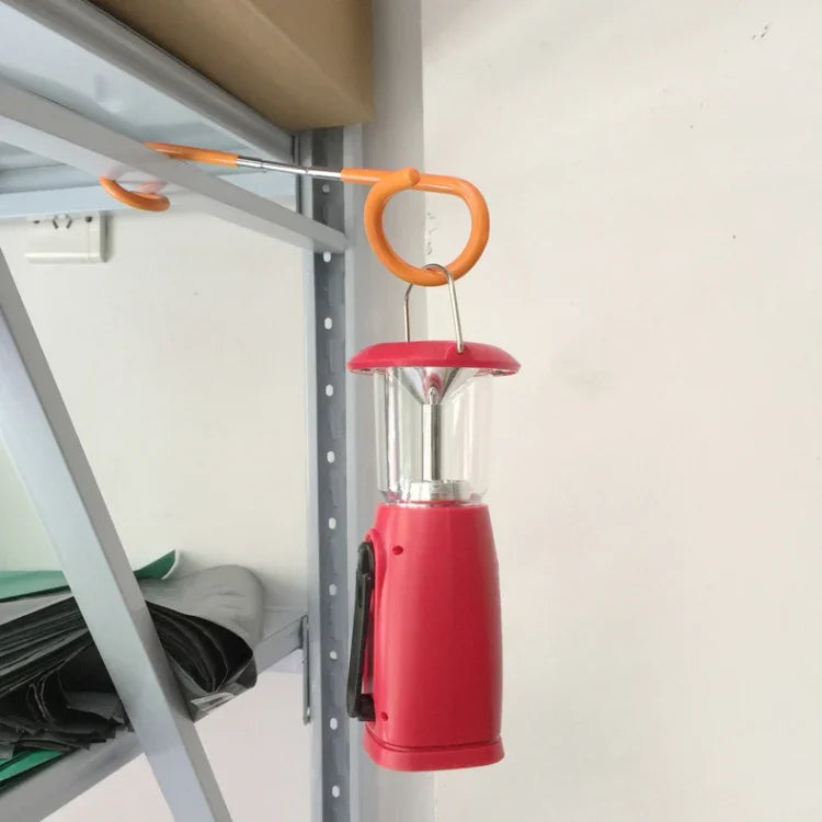 Lot de 3 crochets multifonctionnels en S pour camping en plein air, crochet métallique bidirectionnel pour tente de camping, lampe à vapeur suspendue
