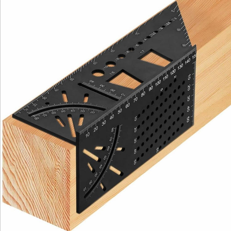 Jauge d'arrêt 3D pour menuiserie, règle d'angle multifonction en alliage d'aluminium, règle d'angle 3D