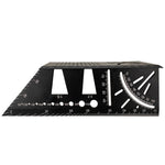 Jauge d'arrêt 3D pour menuiserie, règle d'angle multifonction en alliage d'aluminium, règle d'angle 3D
