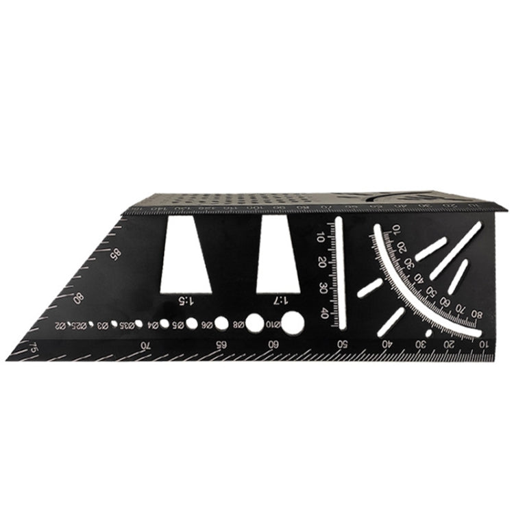 Jauge d'arrêt 3D pour menuiserie, règle d'angle multifonction en alliage d'aluminium, règle d'angle 3D