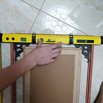 Jauge de ligne multifonction 0-270 degrés Compas de traçage pour travail du bois Mesure d'inclinaison Mètre d'angle 0-270 degrés