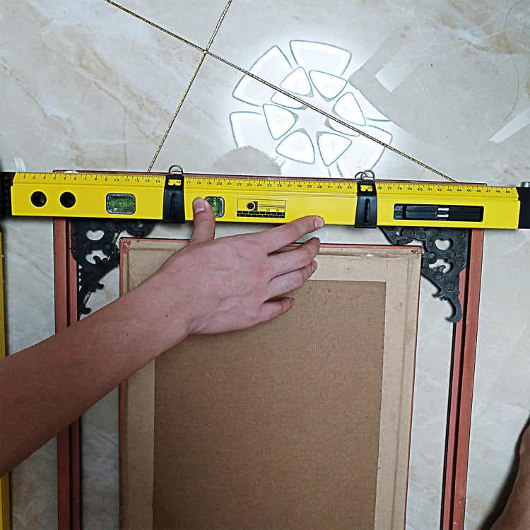 Jauge de ligne multifonction 0-270 degrés Compas de traçage pour travail du bois Mesure d'inclinaison Mètre d'angle 0-270 degrés