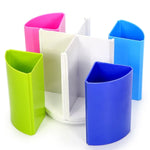 Porte-stylo de bureau rond multifonctionnel coloré détachable rotatif, porte-stylo rond