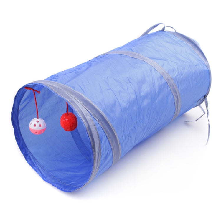 Fournitures pour animaux de compagnie Tunnel bidirectionnel en papier pour chat pouvant accueillir un canal de pliage pour chat, bleu, rouge, bleu ciel, noir, rose vif, vert