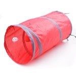 Fournitures pour animaux de compagnie Tunnel bidirectionnel en papier pour chat pouvant accueillir un canal de pliage pour chat, bleu, rouge, bleu ciel, noir, rose vif, vert