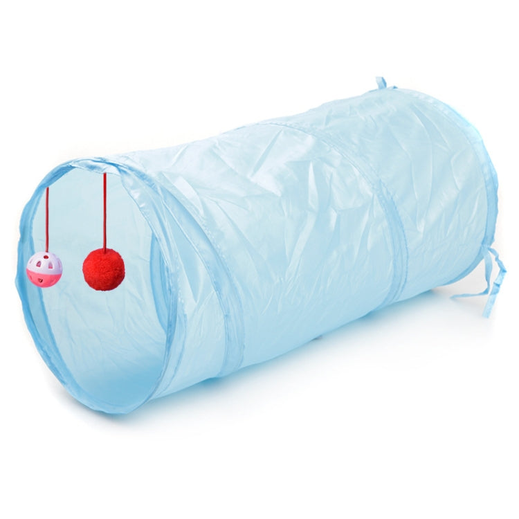 Fournitures pour animaux de compagnie Tunnel bidirectionnel en papier pour chat pouvant accueillir un canal de pliage pour chat, bleu, rouge, bleu ciel, noir, rose vif, vert