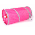 Fournitures pour animaux de compagnie Tunnel bidirectionnel en papier pour chat pouvant accueillir un canal de pliage pour chat, bleu, rouge, bleu ciel, noir, rose vif, vert