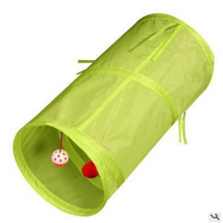 Fournitures pour animaux de compagnie Tunnel bidirectionnel en papier pour chat pouvant accueillir un canal de pliage pour chat, bleu, rouge, bleu ciel, noir, rose vif, vert