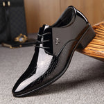 Chaussures homme en cuir à texture crocodile brillante à bout pointu, tailles 38, 39, 40, 41, 42, 43, 44, 45