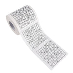 3 Rouleaux de papier toilette créatif Sudoku, papier tissu facial, 3 rouleaux