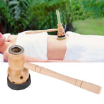 Appareil en Bois en Forme de Gourde pour Massage et Moxibustion Hydratante