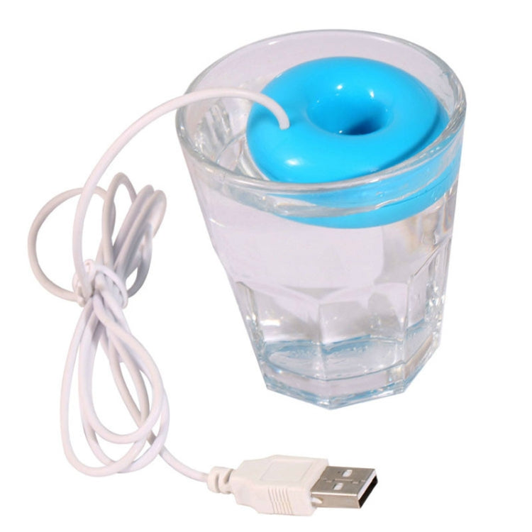 Mini humidificateur d'air USB diffuseur d'arôme purificateur en forme de donut, bleu en forme de donut, rose en forme de donut, blanc en forme de donut