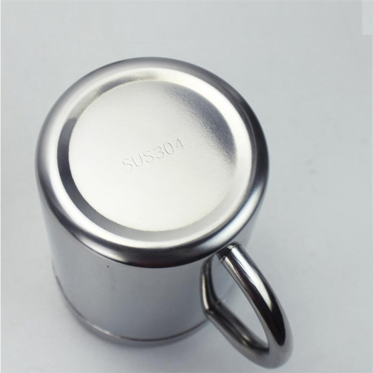 Mug à café, boisson et lait à double isolation en acier inoxydable 304, tasse durable avec couvercle, acier inoxydable 304 200 ml, acier inoxydable 304 300 ml, acier inoxydable 304 400 ml