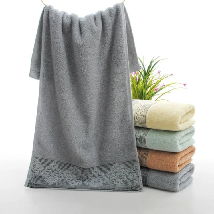 Serviette Absorbante Serviette de Visage Salle de Bain Épaisse Tissu Doux pour Essuyer, 35x75cm