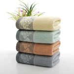 Serviette Absorbante Serviette de Visage Salle de Bain Épaisse Tissu Doux pour Essuyer, 35x75cm