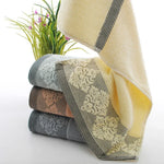 Serviette Absorbante Serviette de Visage Salle de Bain Épaisse Tissu Doux pour Essuyer, 35x75cm