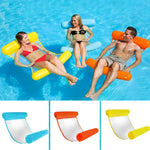 Hamac flottant pliable à double dossier avec filet, taille : 120 x 75 cm (rose cerisier), taille : 120 x 75 cm (jaune), taille : 120 x 75 cm (bleu ciel), taille : 120 x 75 cm (orange)