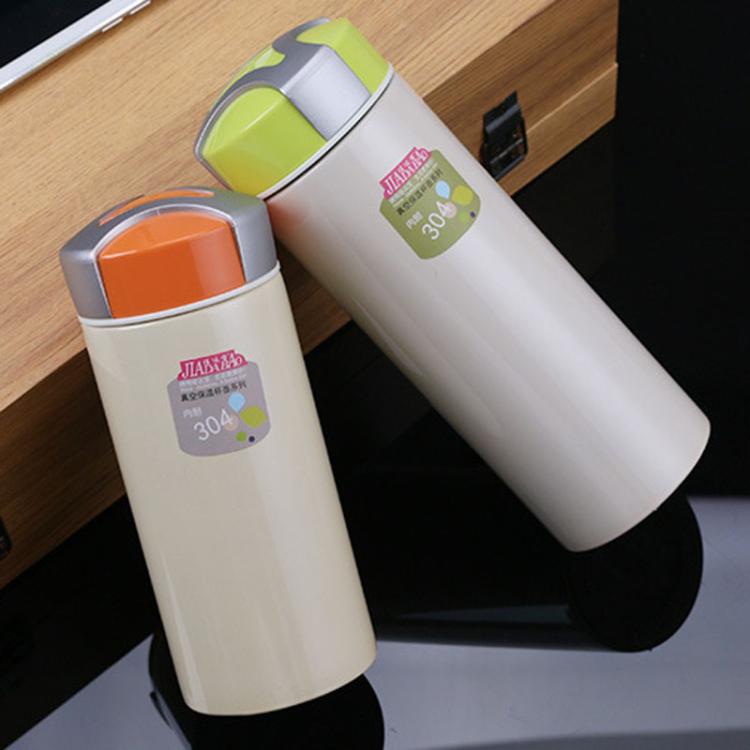 Tasse isotherme portable double paroi en acier inoxydable Jiadabao pour étudiant et enfant, 300 ml, couleur aléatoire, 230 ml, couleur aléatoire