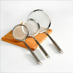 Filtre à graisse en acier inoxydable pour jus de fruits, lait de soja, huile, pot chaud, résidus de farine, 10 cm, 12 cm, 16 cm