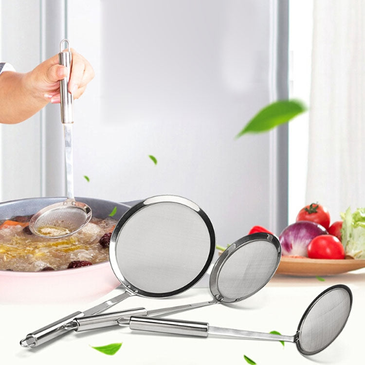 Filtre à graisse en acier inoxydable pour jus de fruits, lait de soja, huile, pot chaud, résidus de farine, 10 cm, 12 cm, 16 cm