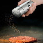 Bocaux à Sauce en Acier Inoxydable, Bocaux à Piment, Boîte à Condiments pour Barbecue, Ensemble de Pots à Épices, Petit Trou, Grand Trou, Trou en Maille