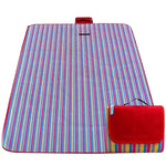 600D Oxford Cloth Outdoor Picnic Mat Picnic Cloth Waterproof Mats Spring Travel Beach Mat, 150*120, 150*180 PE Red Grid