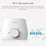 Stérilisateur universel pour biberons doubles, chauffe-biberon électrique pour lait et aliments pour bébé 220V, Chauffe-biberon