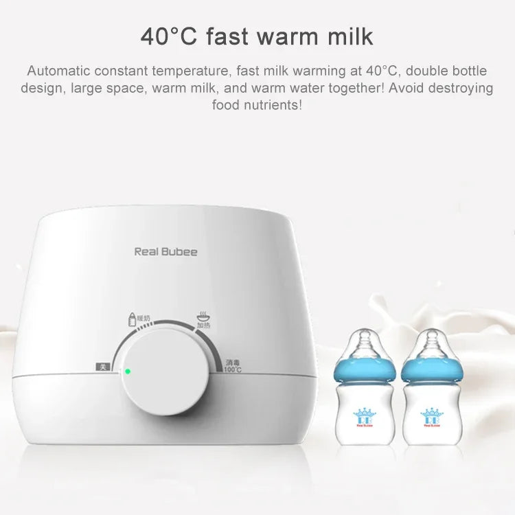 Stérilisateur universel pour biberons doubles, chauffe-biberon électrique pour lait et aliments pour bébé 220V, Chauffe-biberon
