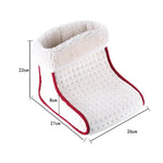 Coussin chauffant masseur électrique lavable, chauffe-pieds thermique avec 5 modes de réglage de la chaleur, chauffe-pieds masseur électrique