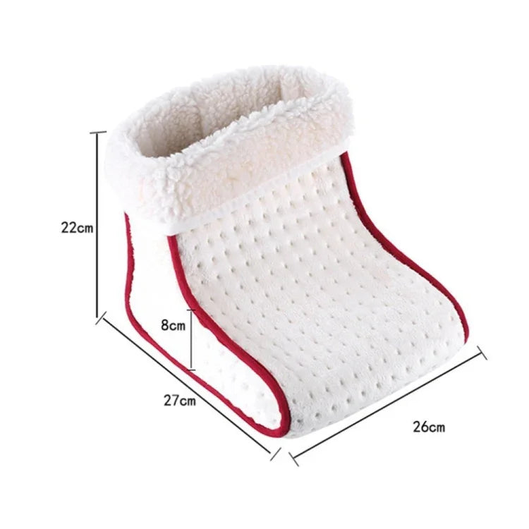 Coussin chauffant masseur électrique lavable, chauffe-pieds thermique avec 5 modes de réglage de la chaleur, chauffe-pieds masseur électrique