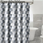 Rideaux de Douche en Polyester Imperméable et Anti-Moisissure pour Salle de Bain, 80x180cm, 80x200cm, 100x180cm, 100x200cm, 120x180cm, 120x200cm, 150x180cm, 150x200cm, 180x180cm, 180x200cm, 200x180cm, 200x200cm, 220x200cm, 240x200cm, 260x200cm, 280x200cm