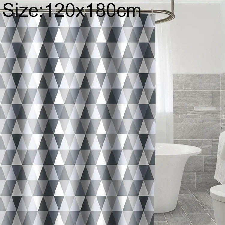 Rideaux de Douche en Polyester Imperméable et Anti-Moisissure pour Salle de Bain, 80x180cm, 80x200cm, 100x180cm, 100x200cm, 120x180cm, 120x200cm, 150x180cm, 150x200cm, 180x180cm, 180x200cm, 200x180cm, 200x200cm, 220x200cm, 240x200cm, 260x200cm, 280x200cm