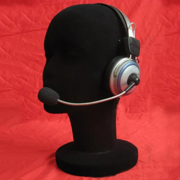 Tête de mannequin femme en mousse de polystyrène pour perruque, lunettes, présentoir