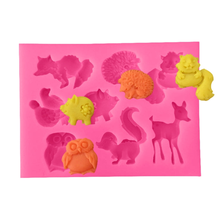 Moule en silicone animaux, outils de décoration de gâteaux, pâtisserie, cuisson, savon au chocolat, forme d'animaux
