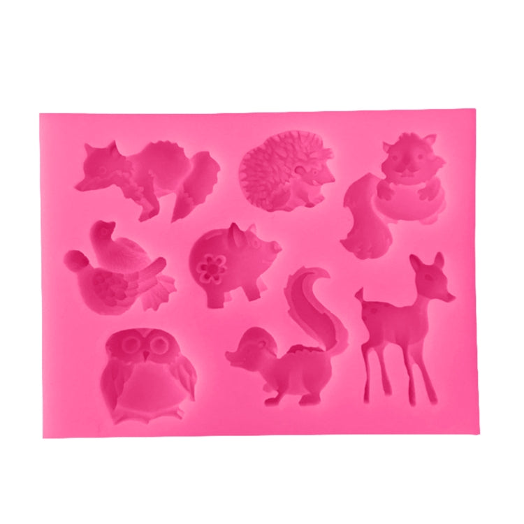 Moule en silicone animaux, outils de décoration de gâteaux, pâtisserie, cuisson, savon au chocolat, forme d'animaux