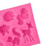 Moule en silicone animaux, outils de décoration de gâteaux, pâtisserie, cuisson, savon au chocolat, forme d'animaux
