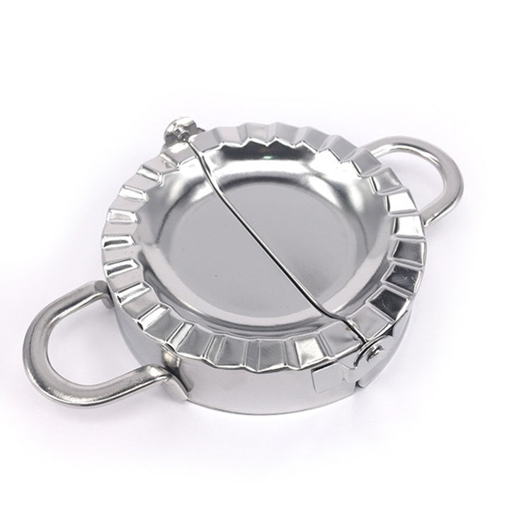 Moules à raviolis en acier inoxydable, emporte-pièces pour pâte, accessoires de cuisine, outils de pâtisserie, Grand 9,7 cm avec boîte blanche, Petit 7,7 cm avec boîte blanche, Couteau rond à raviolis 8,3 cm, Couteau rond à raviolis 7,3 cm