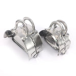 Moules à raviolis en acier inoxydable, emporte-pièces pour pâte, accessoires de cuisine, outils de pâtisserie, Grand 9,7 cm avec boîte blanche, Petit 7,7 cm avec boîte blanche, Couteau rond à raviolis 8,3 cm, Couteau rond à raviolis 7,3 cm