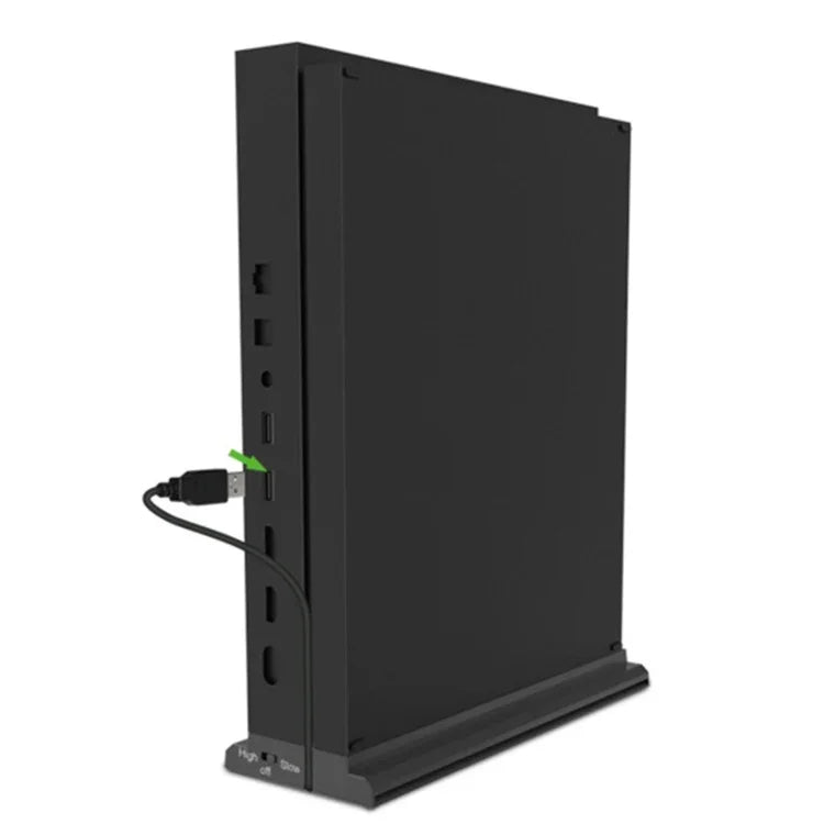 Support vertical de refroidissement DOBE TYX-1768 avec dissipateur thermique et ventilateur intégré pour console de jeux Xbox One X, TYX-1768