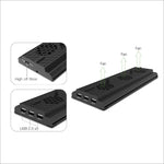 Support vertical de refroidissement DOBE TYX-1768 avec dissipateur thermique et ventilateur intégré pour console de jeux Xbox One X, TYX-1768
