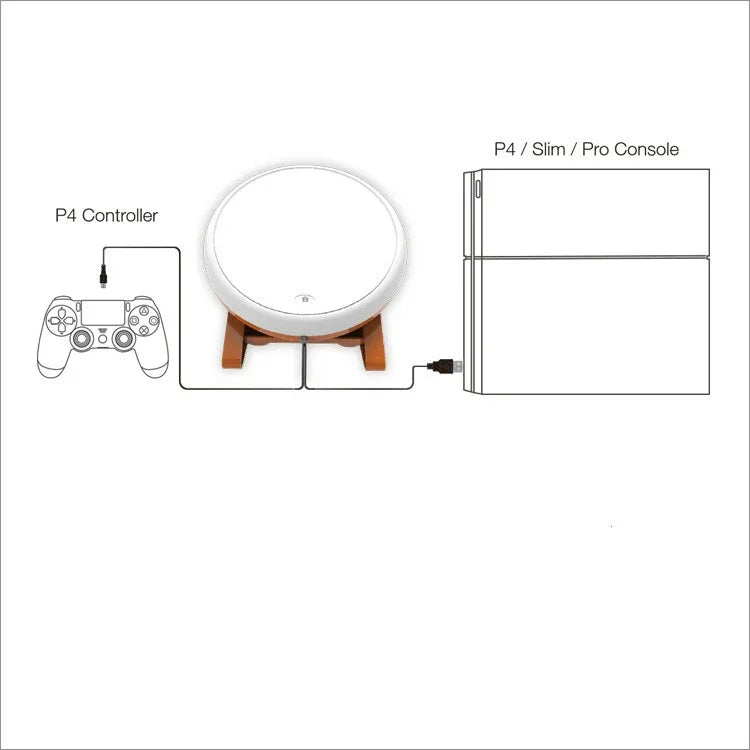 Tambour de jeu filaire universel DOBE TP4-1761 pour PS4 / Slim / Pro