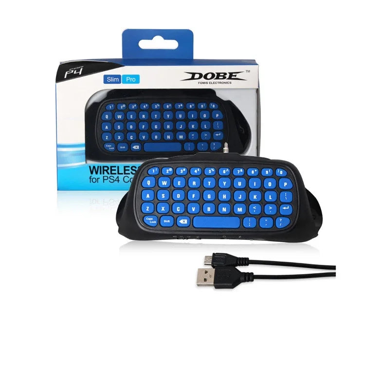 Clavier de jeu sans fil DOBE TP4-022 2,4 GHz en ABS pour PS4 / Slim, TP4-022