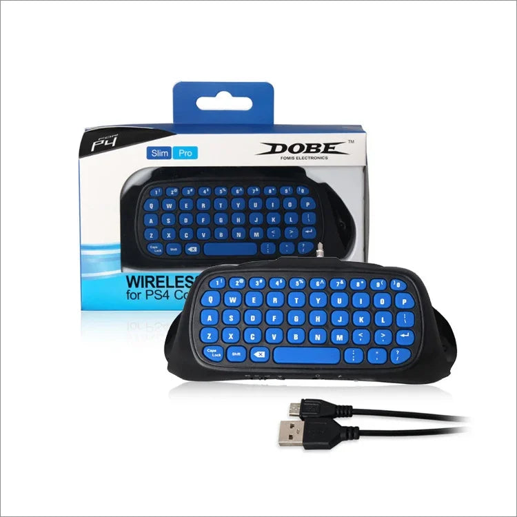 Clavier de jeu sans fil DOBE TP4-022 2,4 GHz en ABS pour PS4 / Slim, TP4-022