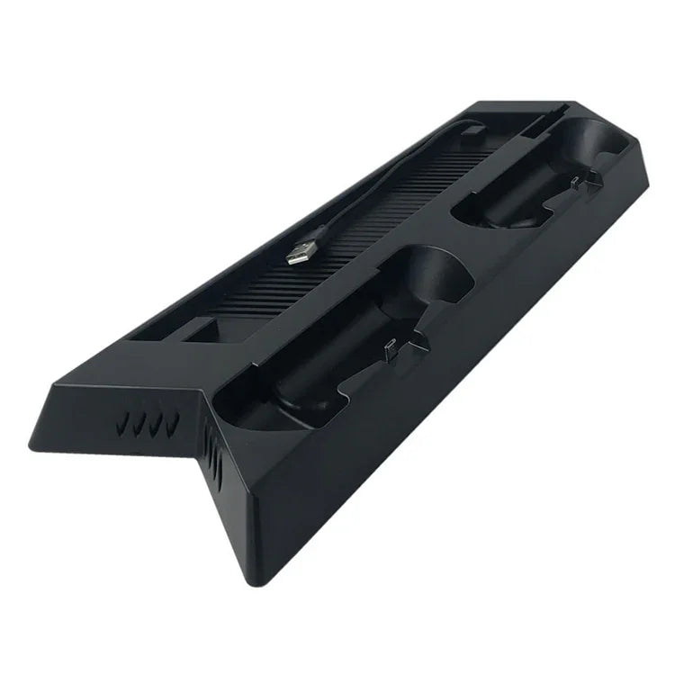 Support de refroidissement multifonction KJH PSLIM-03, support ultra-fin avec ventilateur et chargeur pour console PS4 / SLIM, PSLIM-03
