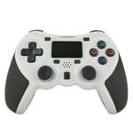 Manette de jeu sans fil caoutchoutée avec Bluetooth pour console PS4