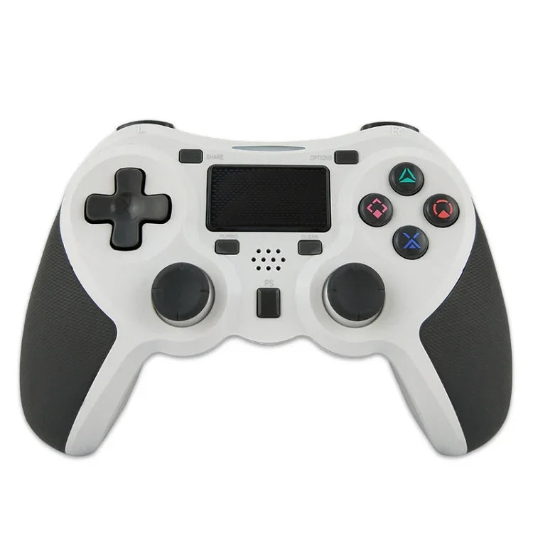 Manette de jeu sans fil caoutchoutée avec Bluetooth pour console PS4