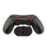Manette de jeu sans fil caoutchoutée avec Bluetooth pour console PS4