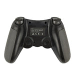 Manette de jeu sans fil caoutchoutée avec Bluetooth pour console PS4