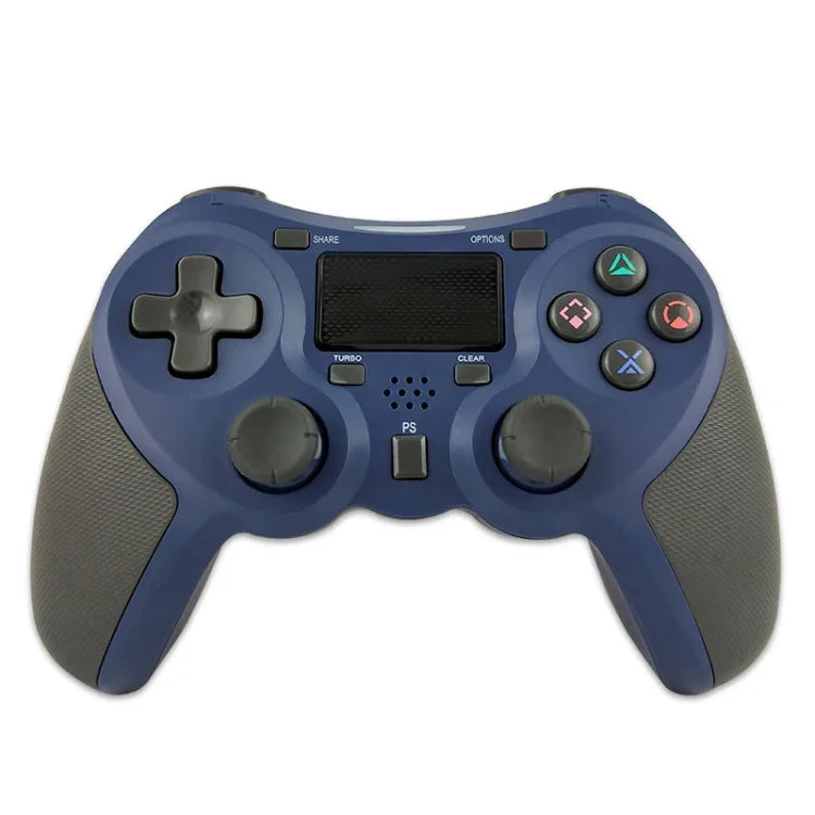 Manette de jeu sans fil caoutchoutée avec Bluetooth pour console PS4