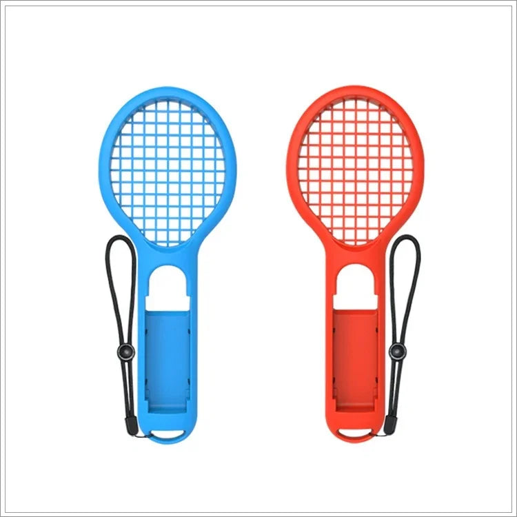 Poignée BODE pour raquette de tennis, manche de jeu NS Game Grip TNS1843 pour Switch, raquette de tennis (rouge et bleu)